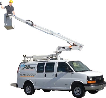 Pa.net Bucket Van